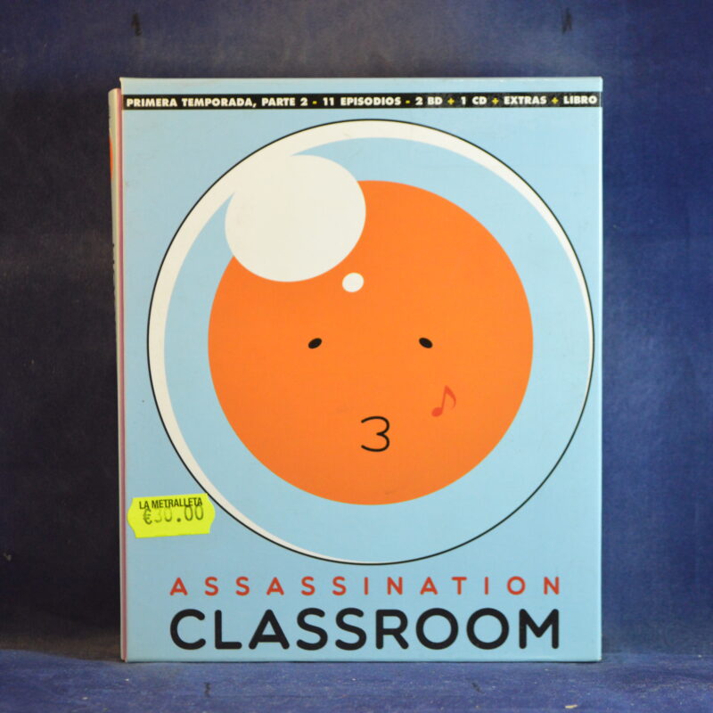 ASSASSINATION CLASSROOM - PRIMERA TEMPORADA PARTE 2 - 11 EPISODIOS - 2 BLU-RAY + CD + EXTRAS + LIBRO
