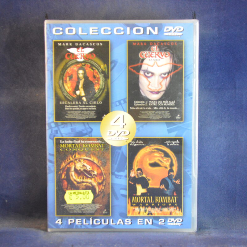 EL CUERVO: ESCALERA AL CIELO / EL CUERVO LA SERIE : EPISODIO 1 Y 2 / MORTAL KOMBAT CONQUEST / MORTAL COMBAT WARRIORS - 2 DVD