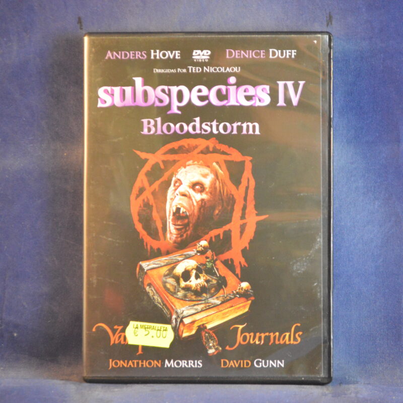 SUBSPECIES IV ( BLOODSTORN ) - DVD