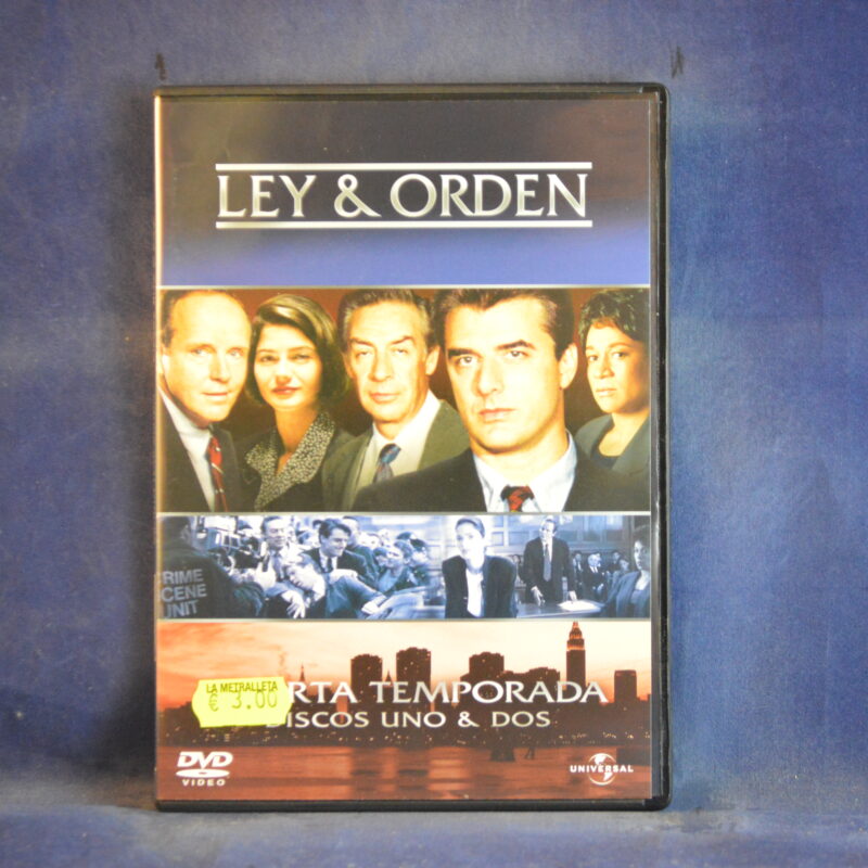 LEY & ORDEN - CUARTA TEMPORADA DISCO 1 Y 2 - 2 DVD ( CAJA FINA )