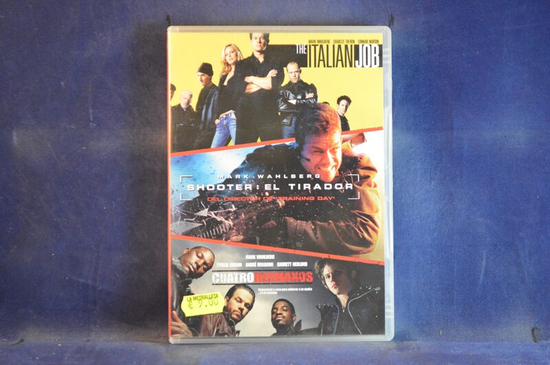 THE ITALIAN JOB / SHOOTER / CUATRO HERMANOS - 3 DVD