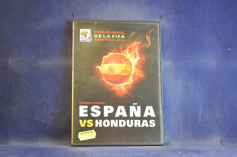 COPA MUNDIAL DE LA FIFA SUDÁFRICA 2010 - ESPAÑA VS HONDURAS ( SEGUNDO PARTIDO ) - DVD ( CAJA FINA )
