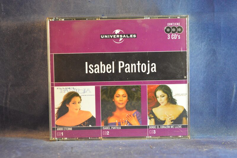 ISABEL PANTOJA - AMOR ETERNO / ISABEL PANTOJA / DONDE EL CORAZÓN DE ME LLEVE  - 3 CD
