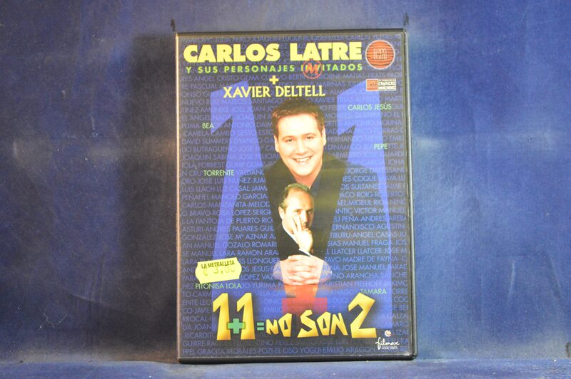 CARLOS LATRE Y SUS PERSONAJES INVITADOS + XAVIER DELTELL - 1+1= NO SON 2 - DVD