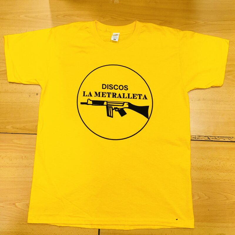 CAMISETAS DE HOMBRE - DISCOS LA METRALLETA - FRUIT OF THE LOOM 100 % ALGODON TALLA - M