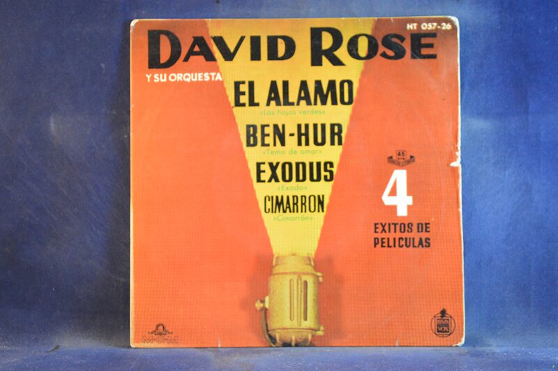 DAVID ROSE Y SU ORQUESTA - LAS HOJAS VERDES +3 - EP