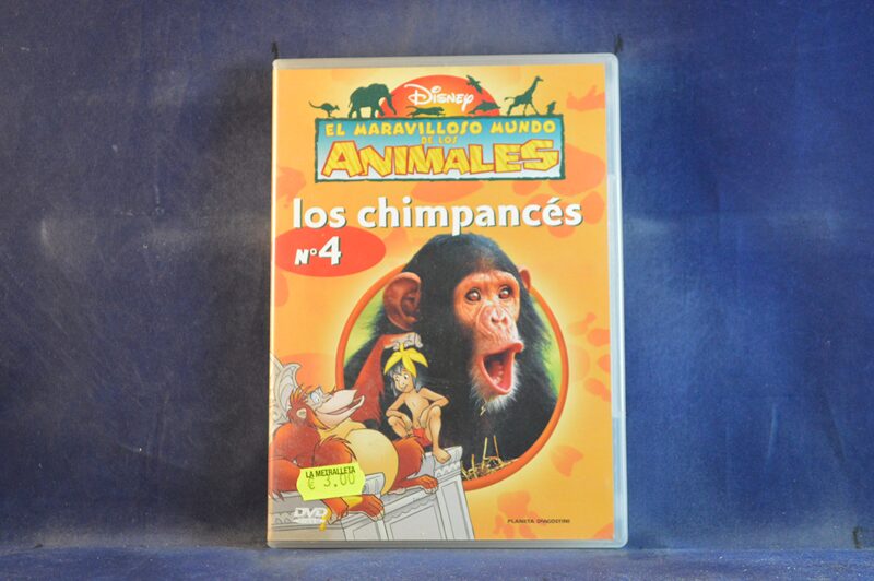 EL MARAVILLOSO MUNDO DE LOS ANIMALES: LOS CHIMPANCÉS Nº4 - DVD