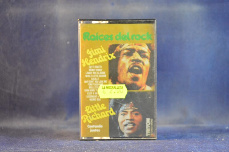 RAÍCES DEL ROCK - JIMI HENDRIX Y LITTLE RICHARD CANTANDO JUNTOS - CASETE
