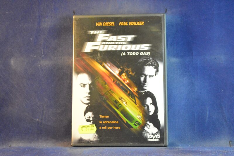 THE FAST AND THE FURIUS ( A TODO GAS ) - DVD