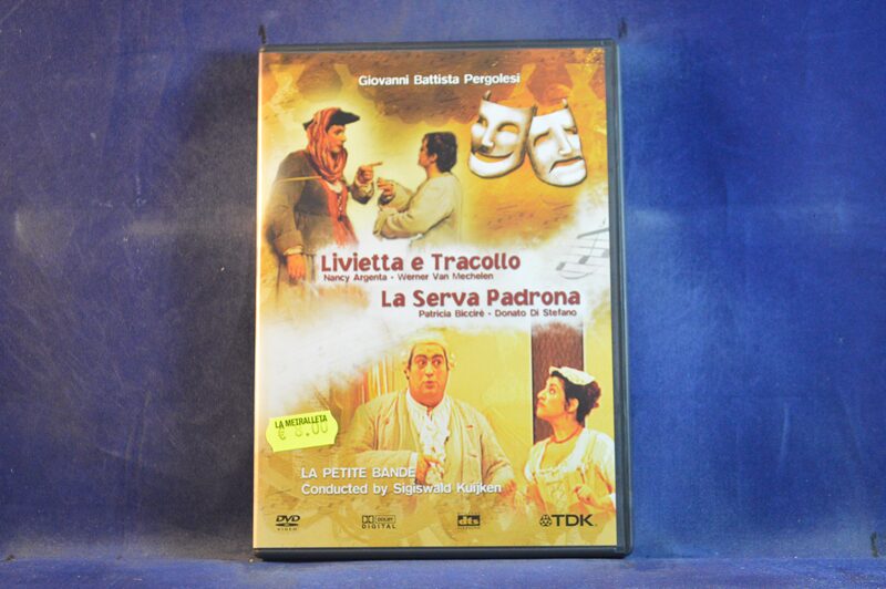 LIVIETTA E TRACOLLO - LA SERVA PADRONA - DVD MUSICAL