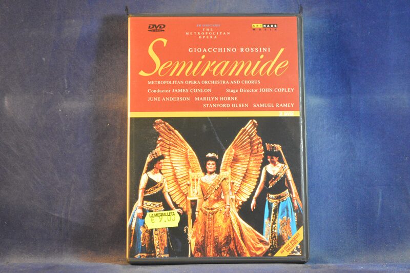 ROSSINI - SEMIRAMIDE - METROPOLITAN OPERA ORCHESTRA AND CHORUS - 2 DVD MUSICAL