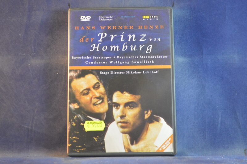 HANS WERNER HENZE DER PRINZ VON HOMBURG - DVD MUSICAL