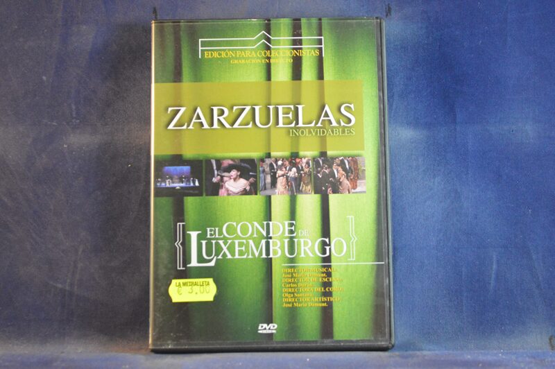 ZARZUELAS INOLVIDABLES: EL CONDE DE LUXENBURGO - DVD MUSICAL