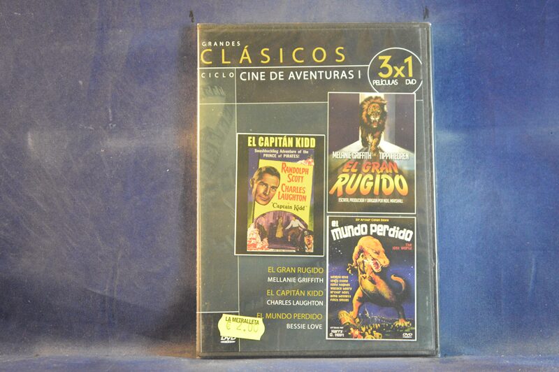 EL GRAN RUGIDO / EL CAPITÁN KIDD / EL MUNDO PERDIDO - DVD ( CAJA FINA )
