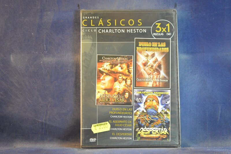 DUELO EN LAS PROFUNDIDADES / EL ASESINATO DE JULIO CÉSAR / EL DESPERTAR - DVD ( CAJA FINA )