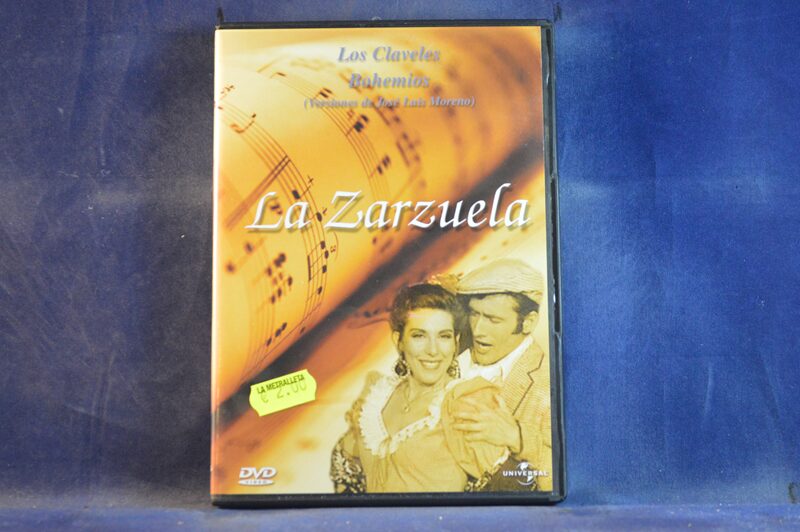LA ZARZUELA: LOS CLAVELES BOHEMIOS ( VERSIÓNES DE JOSÉ LUÍS MORENO ) - DVD MUSICAL