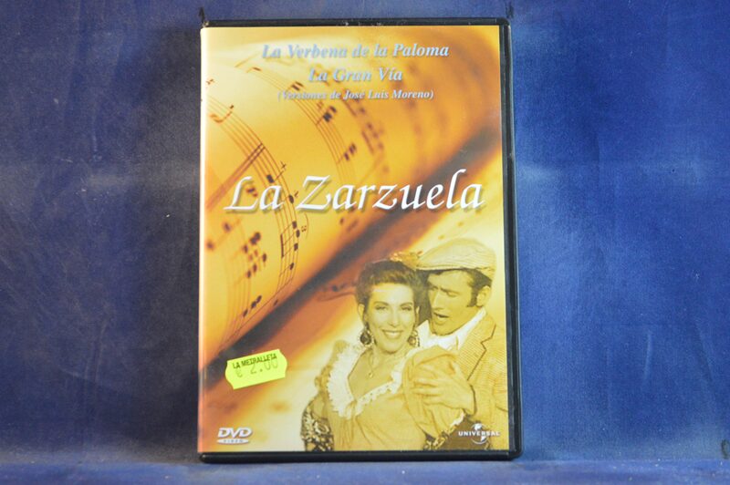 LA ZARZUELA: LA VERBENA DE LA PALOMA / LA GRAN VÍA ( VERSIONES DE JOSÉ LUÍS MORENO ) - DVD MUSICAL