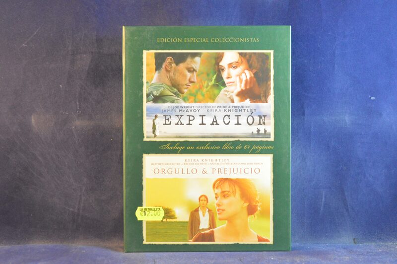 EXPIACIÓN / ORGULLO & PERJUICIO - EDICIÓN ESPECIAL COLECCIONISTAS -  2 DVD