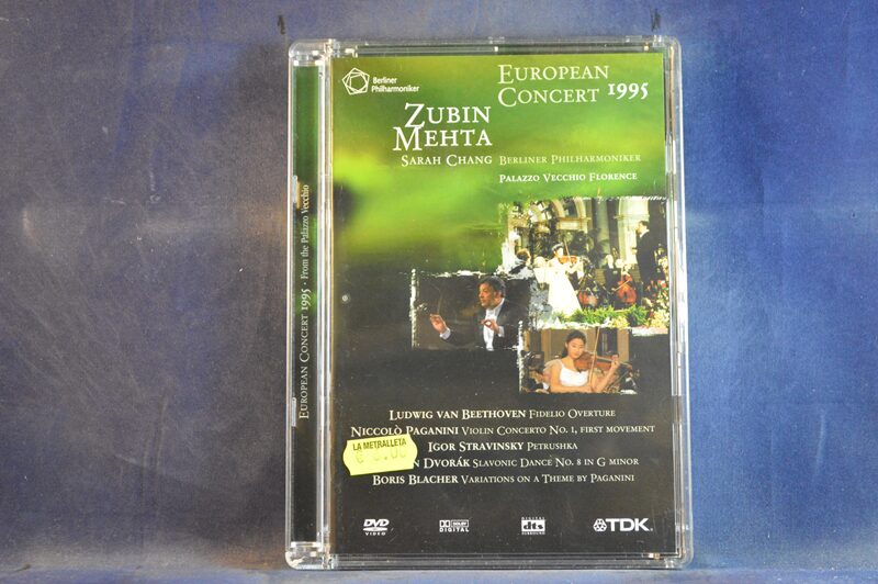 EUROPEAN CONCERT 1995 - FROM THE PALAZZO VECCHIO - DVD MUSICAL