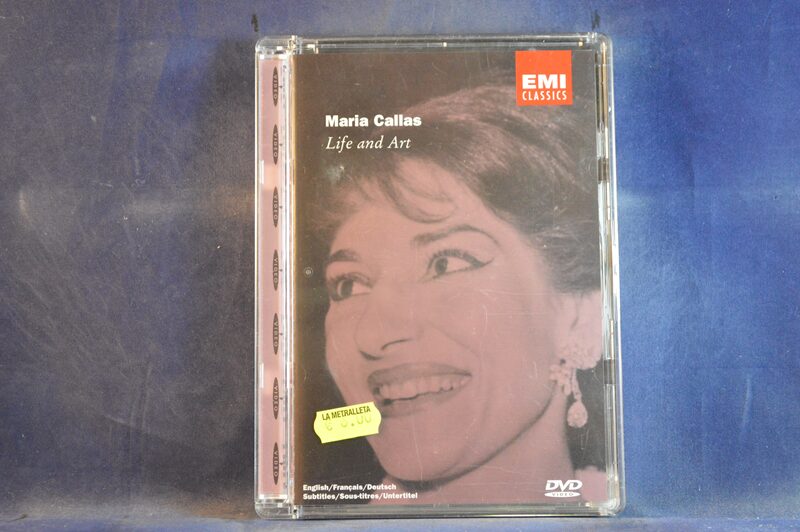 MARIA CALLAS - LIFE AND ART - DVD MUSICAL