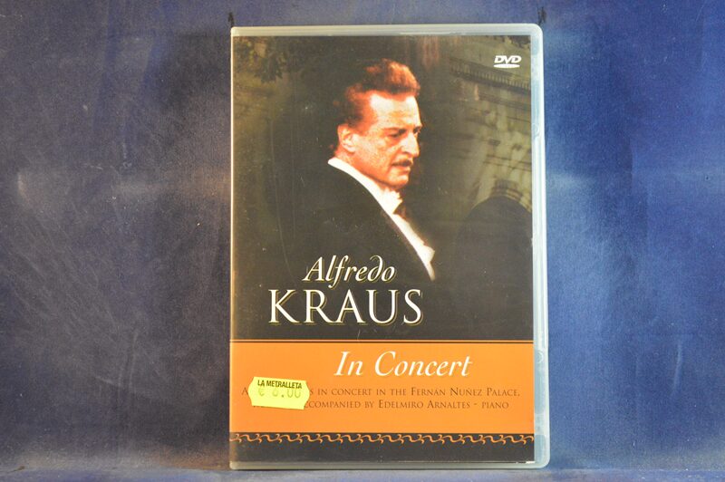 ALFREDO KRAUS - IN CONCERT - DVD MUSICAL