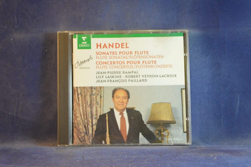 HANDEL / JEAN-PIERRE RAMPAL, ROBERT VEYRON-LACROIX, JEAN-FRANÇOIS PAILLARD – FLUTE SONATAS / FLUTE CONCERTOS - CD