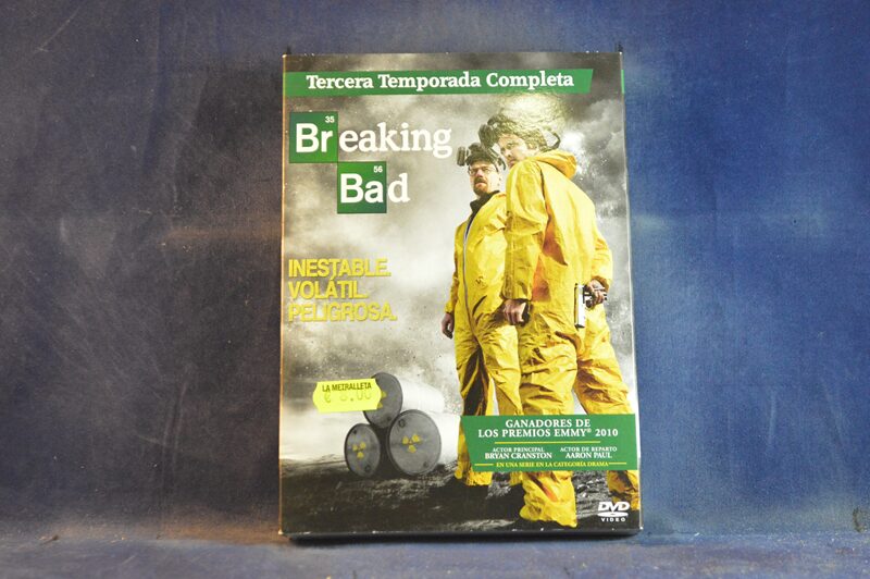 BREAKING BAD - TERCERA TEMPORADA COMPLETA - 4 DVD