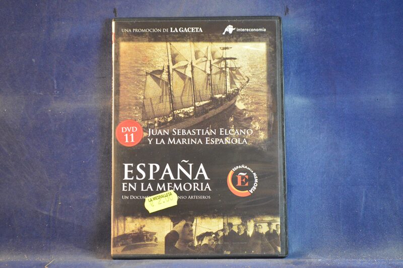 ESPAÑA EN LA MEMORIA - JUAN SEBASTIÁN EL CANO Y LA MARINA ESPAÑOLA - DVD ( CAJA FINA )