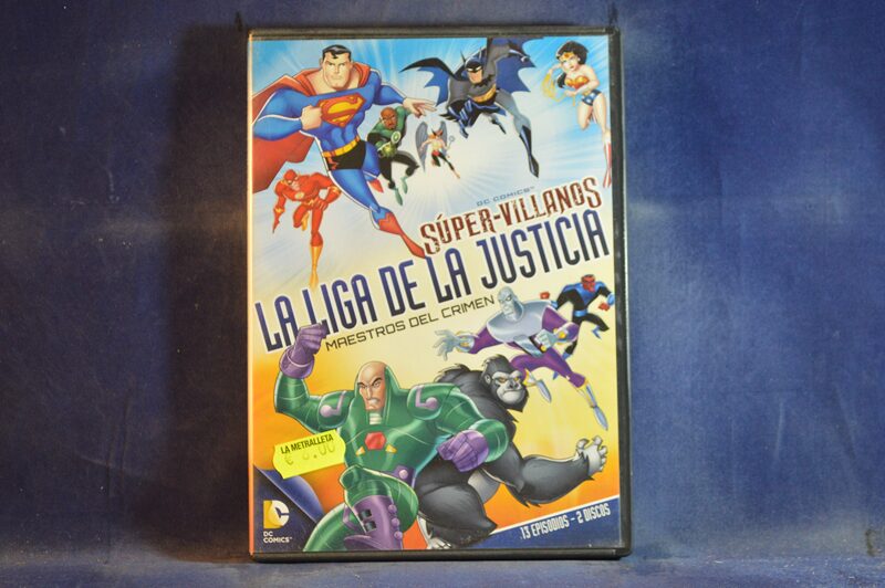 SÚPER-VILLANOS - LA LIGA DE LA JUSTICIA MAESTROS DEL CRIMEN - 13 EPISODIOS - 2 DVD