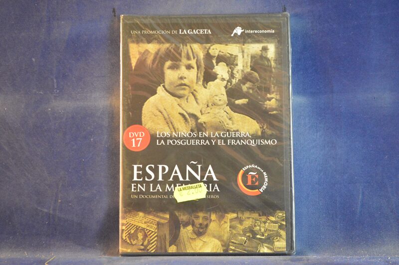 ESPAÑA EN LA MEMORIA - LOS NIÑOS EN LA GUERRA, LA POSGUERRA Y EL FRANQUISMO - DVD ( CAJA FINA )