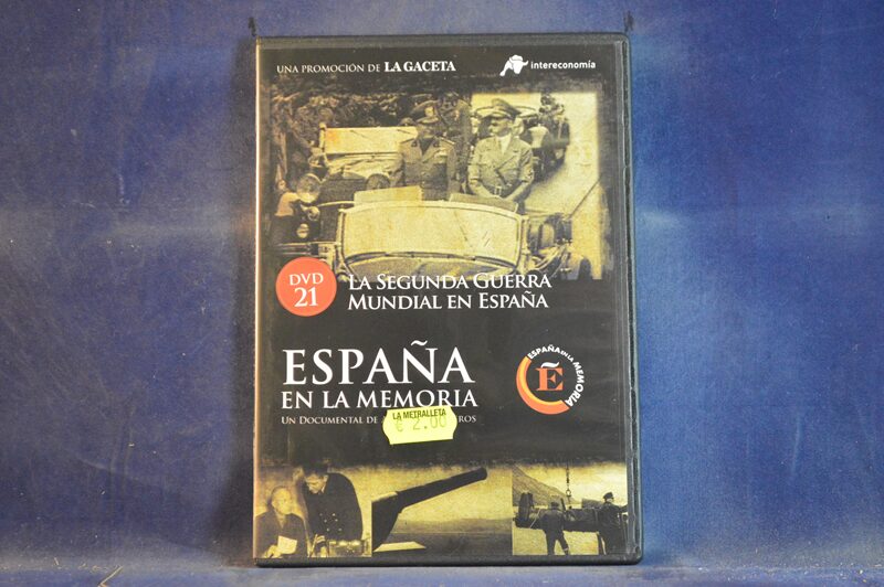 ESPAÑA EN LA MEMORIA - LA SEGUNDA GUERRA MUNDIAL EN ESPAÑA - DVD ( CAJA FINA )