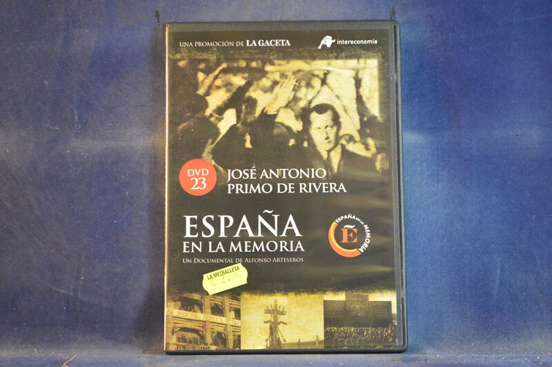 ESPAÑA EN LA MEMORIA - JOSÉ ANTONIO PRIMO DE RIVERA - DVD ( CAJA FINA )