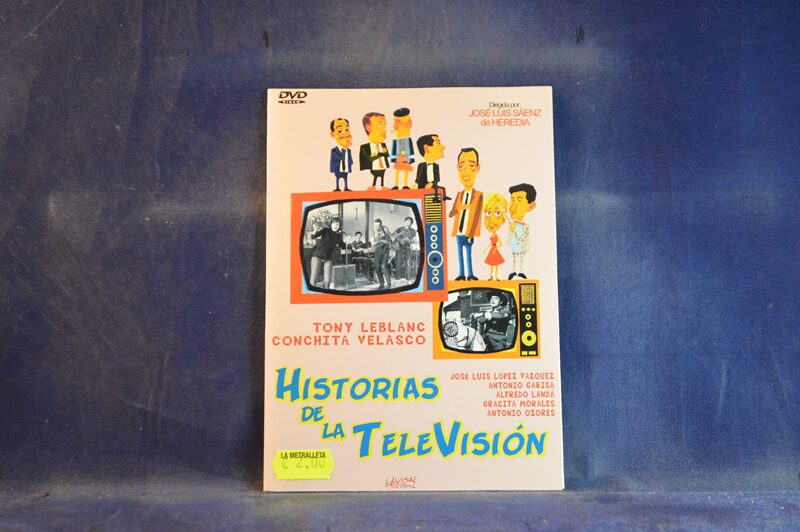 HISTORIAS DE LA TELEVISIÓN - DVD ( CARÁTULA DE CARTÓN )