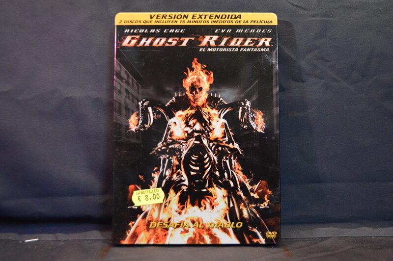 GHOST RIDER ( EL MOTORISTA FANTASMA ) - 2 DVD ( CAJA METÁLICA )