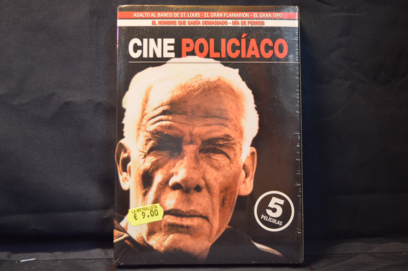 CINE POLICÍACO: ASALTO AL BANCO DE ST.LOUIS / EL GRAN FLAMARIÓN / EL GRAN TIPO / EL HOMBRE QUE SABÍA DEMASIADO / DÍA DE PERROS - 5 DVD