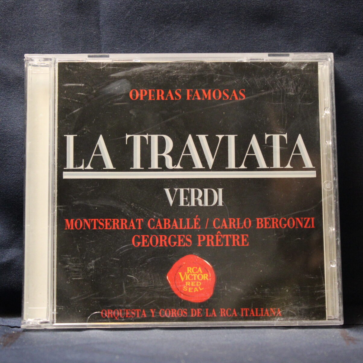 VERDI - MONTSERRAT CABALLÉ, CARLO BERGONZI, SHERRILL MILNES, GEORGES PRÊTRE – LA TRAVIATA - CD