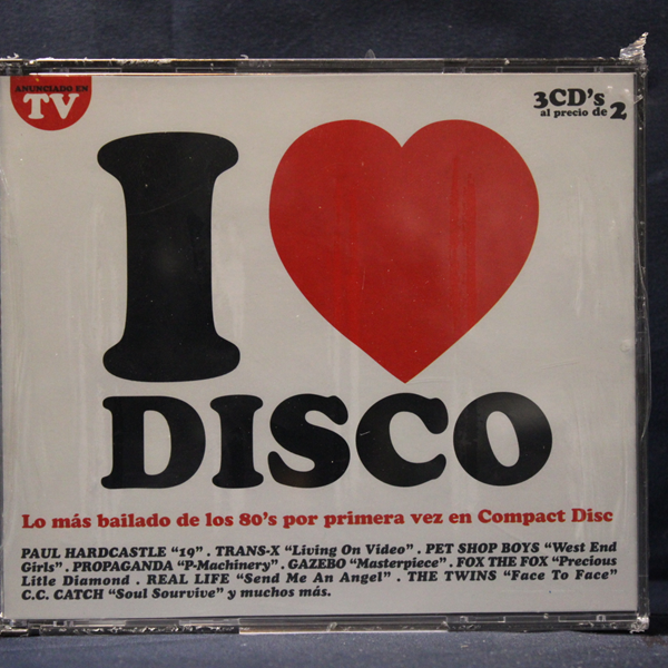 VARIOS – I LOVE DISCO - 3 CD