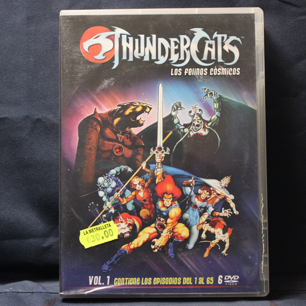 THUNDERCATS LOS FELINOS CÓSMICOS - VOL. 1 - EPISODIOS DEL 1 AL 65 - 6 DVD