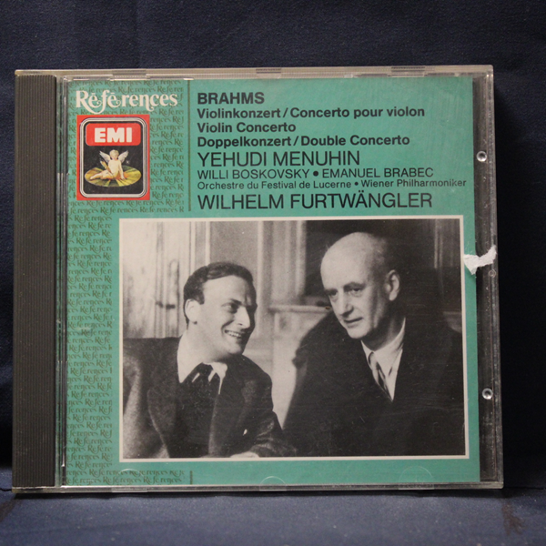 BRAHMS - YEHUDI MENUHIN • WILLI BOSKOVSKY • EMANUEL BRABEC, ORCHESTRE DU FESTIVAL DE LUCERNE, WIENER PHILHARMONIKER, WILHELM FURTWÄNGLER – VIOLINKONZERT / VIOLIN CONCERTO - DOPPELKONZERT / DOUBLE CONCERTO - CD