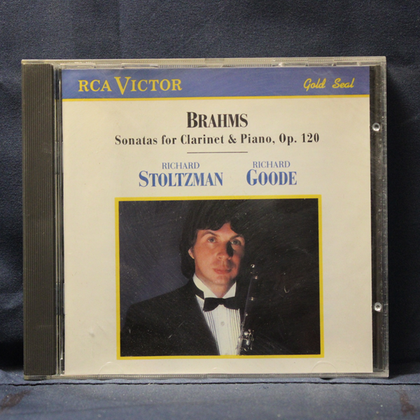 RICHARD STOLTZMAN, RICHARD GOODE - BRAHMS – THE SONATAS FOR CLARINET AND PIANO, OP. 120 - CD