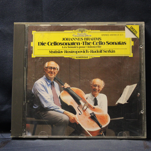 JOHANNES BRAHMS / MSTISLAV ROSTROPOVICH, RUDOLF SERKIN – DIE CELLOSONATEN ▪ THE CELLO SONATAS ▪ LES SONATES POUR VIOLONCELLE - CD