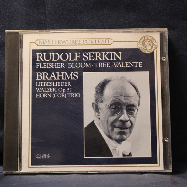 BRAHMS, RUDOLF SERKIN, FLEISHER, BLOOM, TREE, VALENTE – LIEBESLIEDERWATZER, OP.52 HORN TRIO - CD