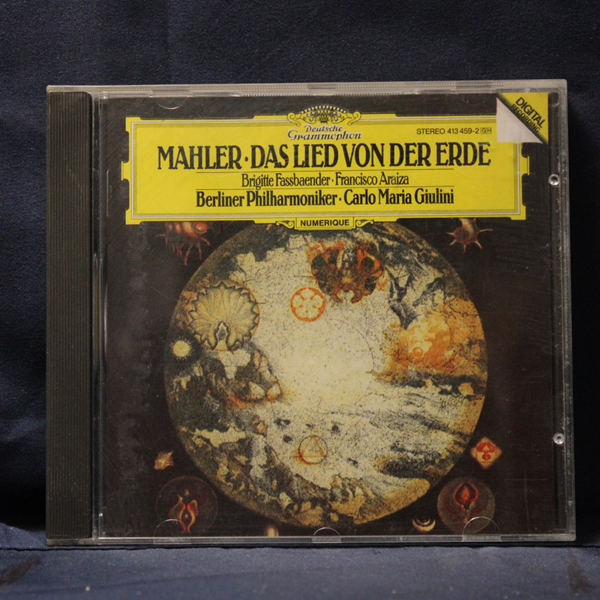 MAHLER - BRIGITTE FASSBAENDER · FRANCISCO ARAIZA, BERLINER PHILHARMONIKER · CARLO MARIA GIULINI – DAS LIED VON DER ERDE - CD