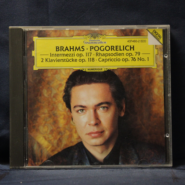 BRAHMS, POGORELICH – INTERMEZZI OP. 117, RHAPSODIEN OP. 79, INTERMEZZO OP. 118 NO. 2, CAPRICCIO OP. 76 NO. 1 - CD
