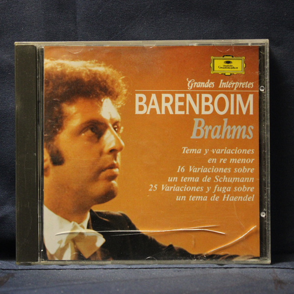 BRAHMS : BARENBOIM – TEMA Y VARIACIONES EN RE MENOR · 16 VARIACIONES SOBRE UN TEMA DE SCHUMANN - 25 VARIACIONES Y FUGA SOBRE UN TEMA DE HAENDEL - CD