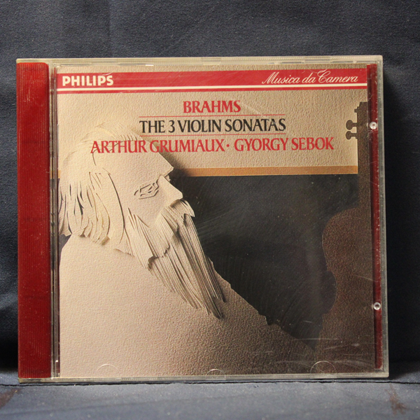 BRAHMS, ARTHUR GRUMIAUX, GYÖRGY SEBÖK – THE 3 VIOLIN SONATAS - CD