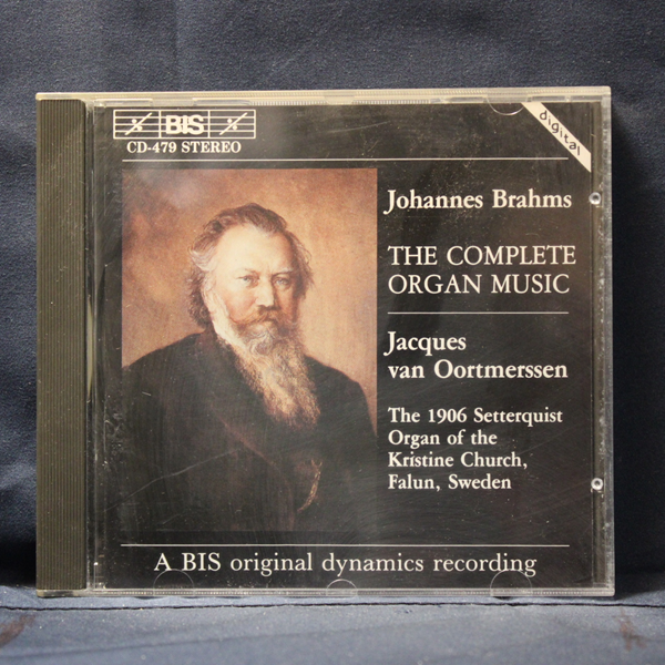 JOHANNES BRAHMS - JACQUES VAN OORTMERSSEN – THE COMPLETE ORGAN MUSIC - CD