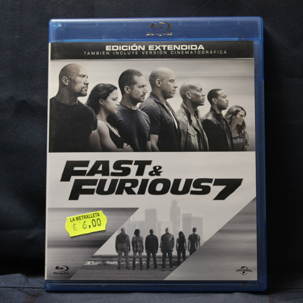 FAST & FURIOUS 7 - BLU RAY