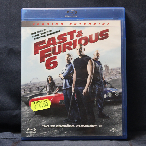 FAST & FURIOUS 6 - BLU RAY