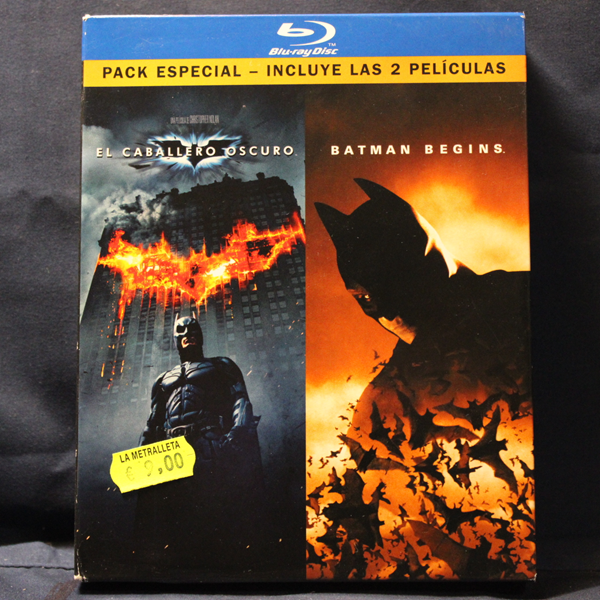 EL CABALLERO OSCURO / BATMAN BEGINS - 2 BLU RAY